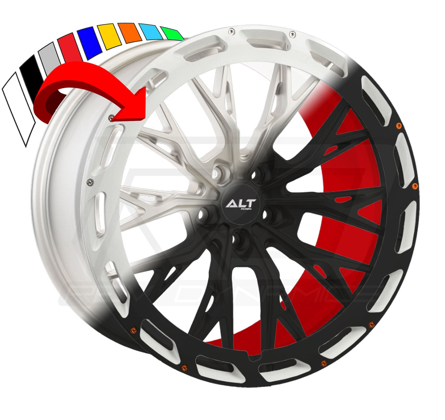 ALT Forged ALT10R C8 Corvette 20x9