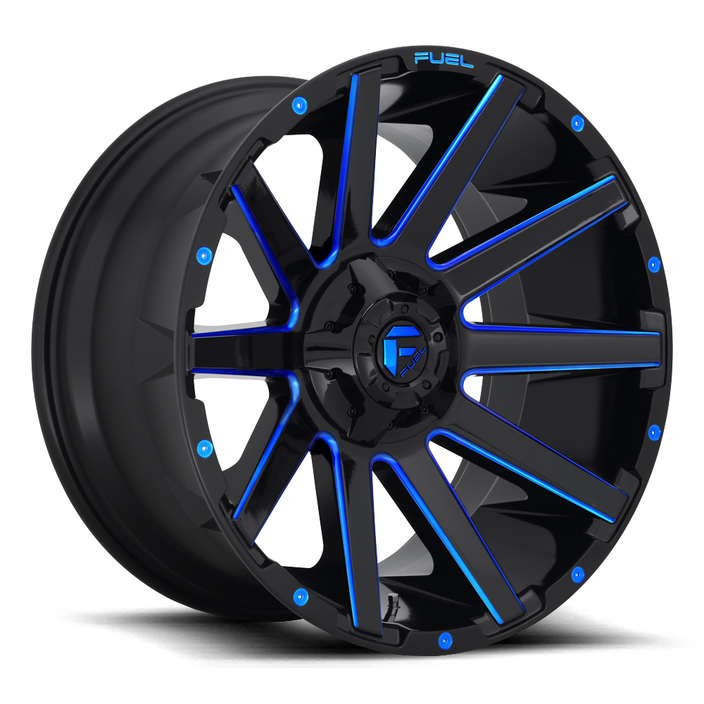 Fuel Contra Jeep Wrangler JL 20" Wheel and 35" Tire Package - Rev Dynamics