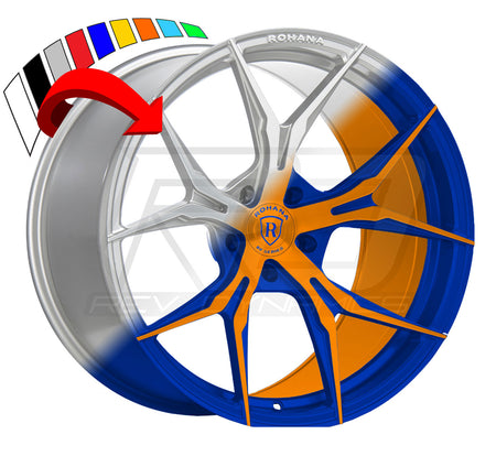Rohana RFX5 Slingshot 20" (305 Rear) Wheel and Tire Package - Rev Dynamics
