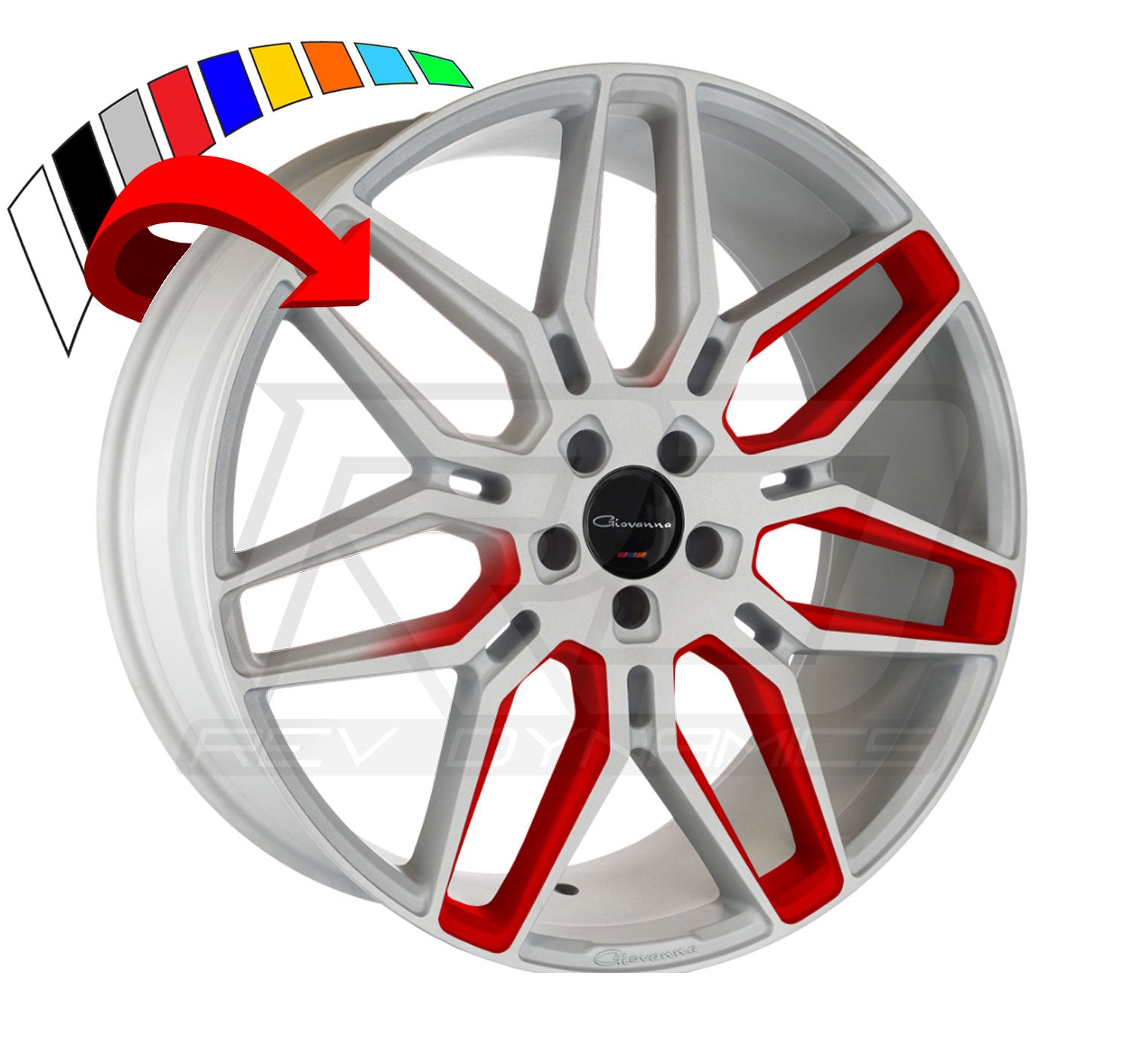 Giovanna Bogota Slingshot 22" Wheel and Tire Package - Rev Dynamics