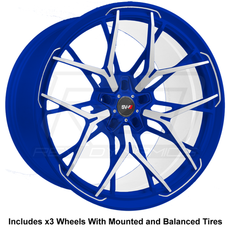 Savini SV1 R3 Slingshot 20" Super Wide Rear (345 or 335) Wheel and Tire Package - Rev Dynamics