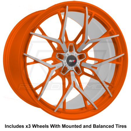 Savini SV1 R3 Slingshot 20" Super Wide Rear (345 or 335) Wheel and Tire Package - Rev Dynamics