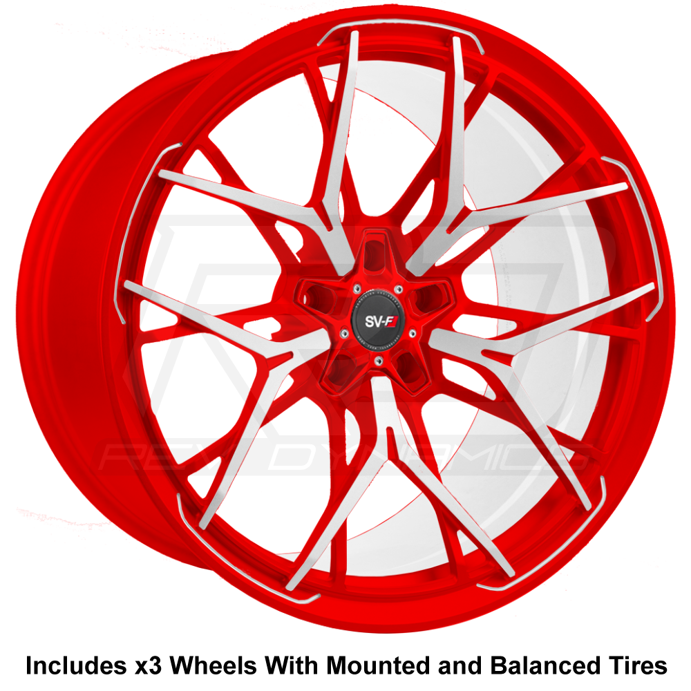 Savini SV1 R3 Slingshot 20" Super Wide Rear (345 or 335) Wheel and Tire Package - Rev Dynamics