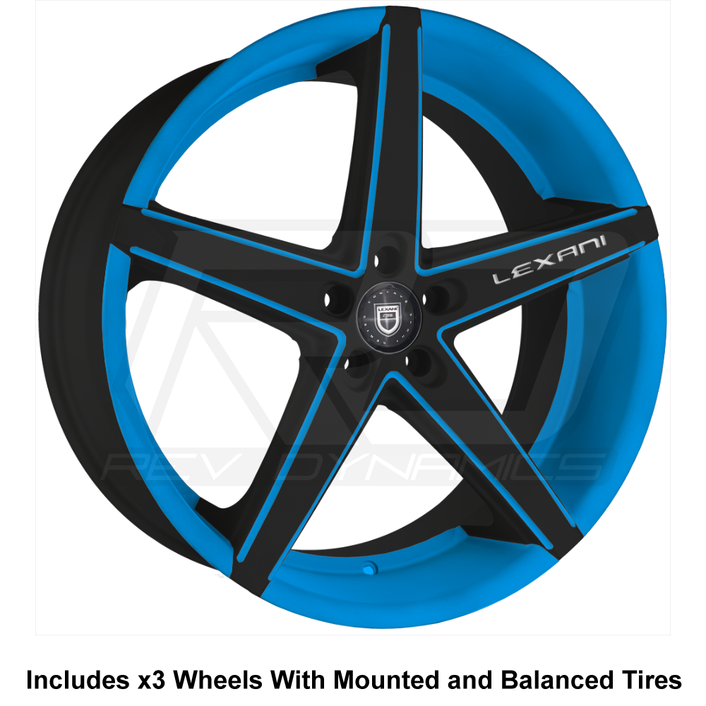 Lexani R-4 Slingshot 22" Wheel and Tire Package - Rev Dynamics