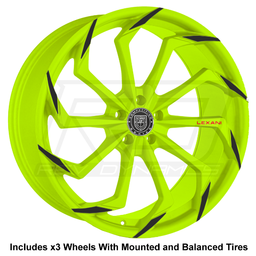 Lexani Static Slingshot 22" Wheel and Tire Package - Rev Dynamics