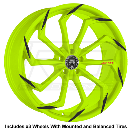 Lexani Static Slingshot 22" Wheel and Tire Package - Rev Dynamics