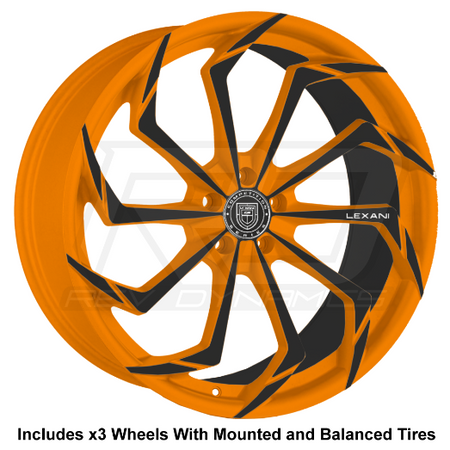 Lexani Static Slingshot 22" Wheel and Tire Package - Rev Dynamics