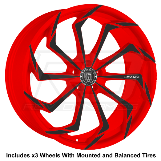 Lexani Static Slingshot 22" Wheel and Tire Package - Rev Dynamics