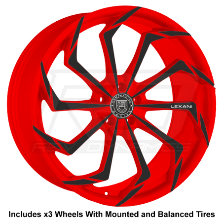 Lexani Static Slingshot 22" Wheel and Tire Package - Rev Dynamics