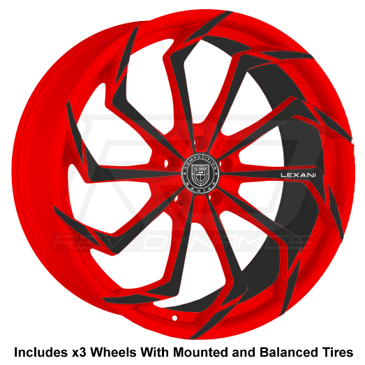 Lexani Static Slingshot 22" Wheel and Tire Package - Rev Dynamics