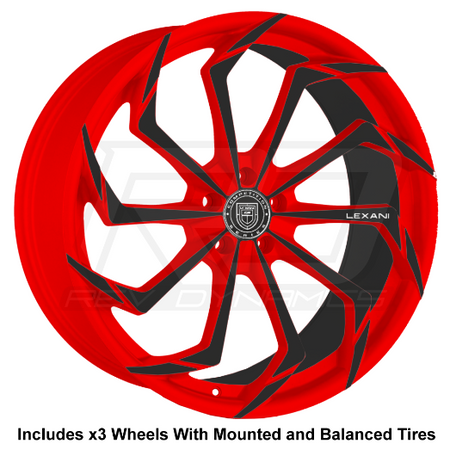 Lexani Static Slingshot 22" Wheel and Tire Package - Rev Dynamics