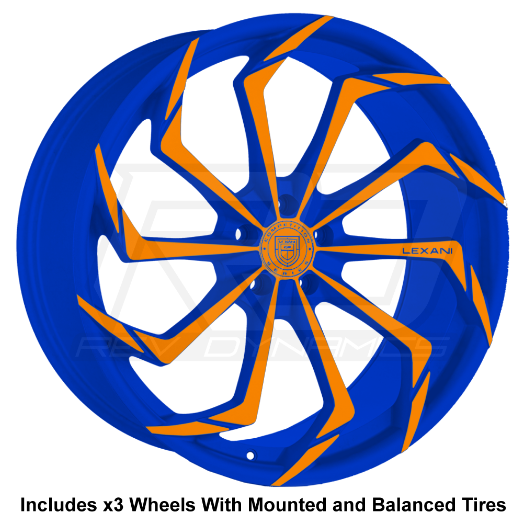 Lexani Static Slingshot 22" Wheel and Tire Package - Rev Dynamics