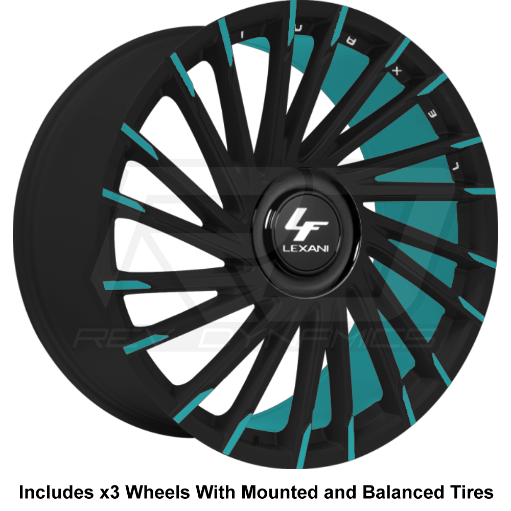 Lexani Wraith XL Slingshot 22" Wheel and Tire Package - Rev Dynamics