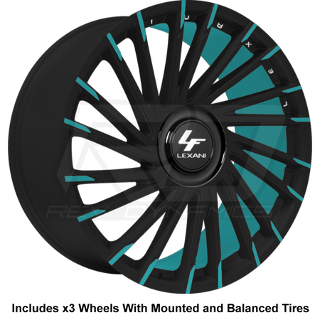 Lexani Wraith XL Slingshot 22" Wheel and Tire Package - Rev Dynamics