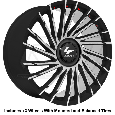 Lexani Wraith XL Slingshot 22" Wheel and Tire Package - Rev Dynamics