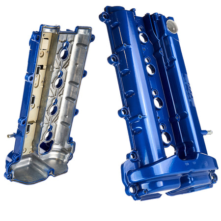 Polaris Slingshot Powder coated Valve Cover Blue Fire