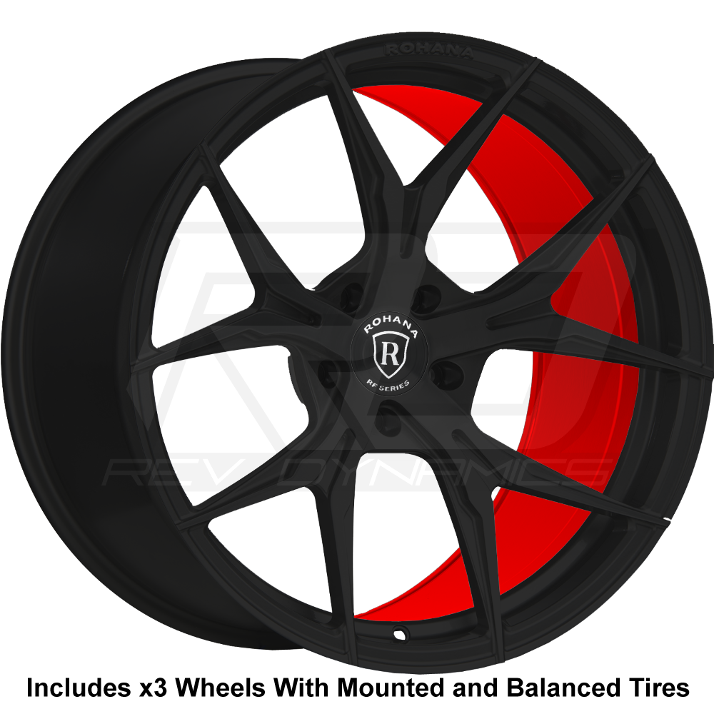 Rohana RFX5 Slingshot 20" (305 Rear) Wheel and Tire Package - Rev Dynamics