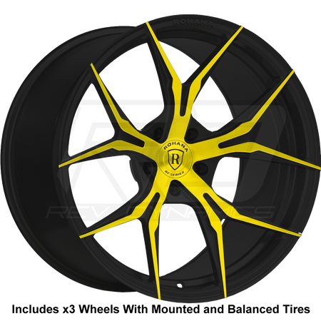 Rohana RFX5 Slingshot 20" (305 Rear) Wheel and Tire Package - Rev Dynamics