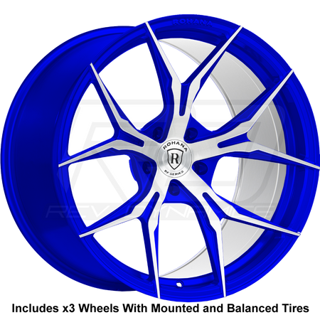 Rohana RFX5 Slingshot 20" (305 Rear) Wheel and Tire Package - Rev Dynamics
