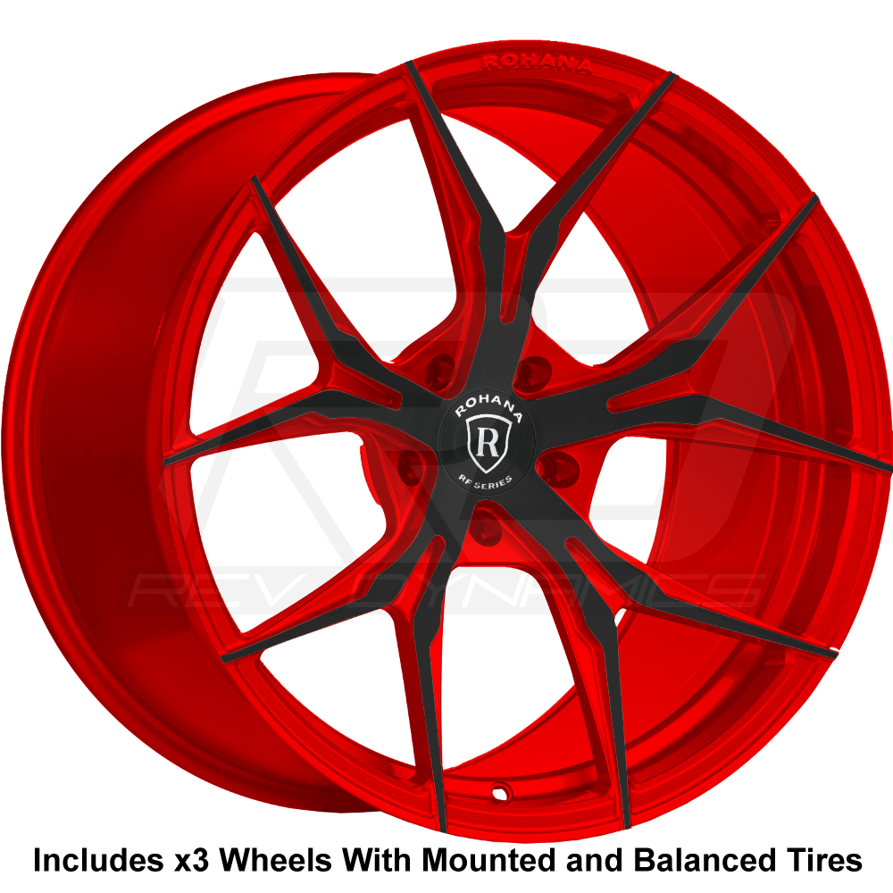 Rohana RFX5 Slingshot 20" (305 Rear) Wheel and Tire Package - Rev Dynamics
