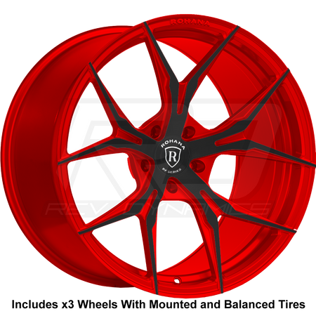 Rohana RFX5 Slingshot 20" (305 Rear) Wheel and Tire Package - Rev Dynamics