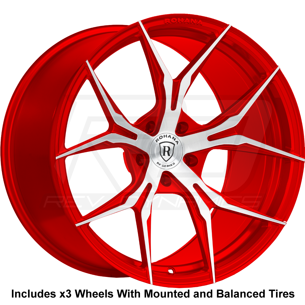 Rohana RFX5 Slingshot 20" (305 Rear) Wheel and Tire Package - Rev Dynamics
