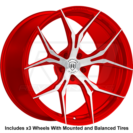 Rohana RFX5 Slingshot 20" (305 Rear) Wheel and Tire Package - Rev Dynamics
