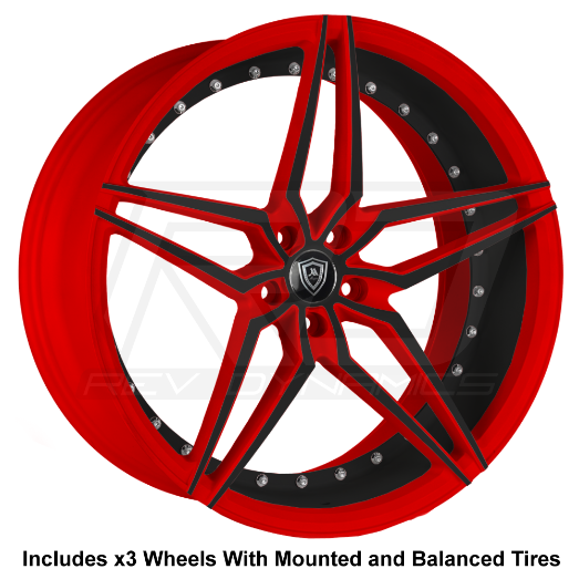 Marquee m3259 Slingshot 22" Wheel and Tire Package - Rev Dynamics