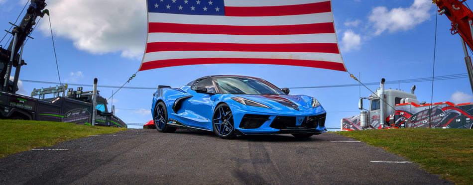 Corvette Stingray Wheel Cray Panthera 19" front and 20" rear custom painted