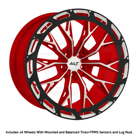 LT Forged ALT10R C8 Corvette 20x9" Front 21x12" Rear Wheel and Tire Package