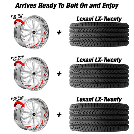 Polaris Slingshot Artis Royal Custom Finish Wheel and Tire Package