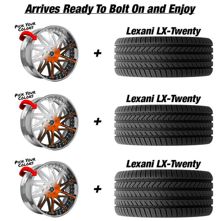 Polaris Slingshot Artis Slidell Custom Finish Wheel and Tire Package