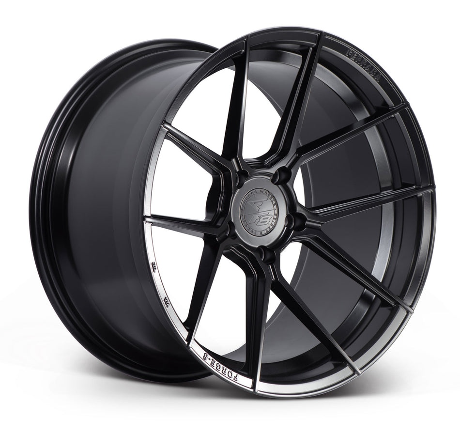 Ferrada FR8 Tesla Model 3 20" Front and Rear Wheel and Tire Package - Matte Black