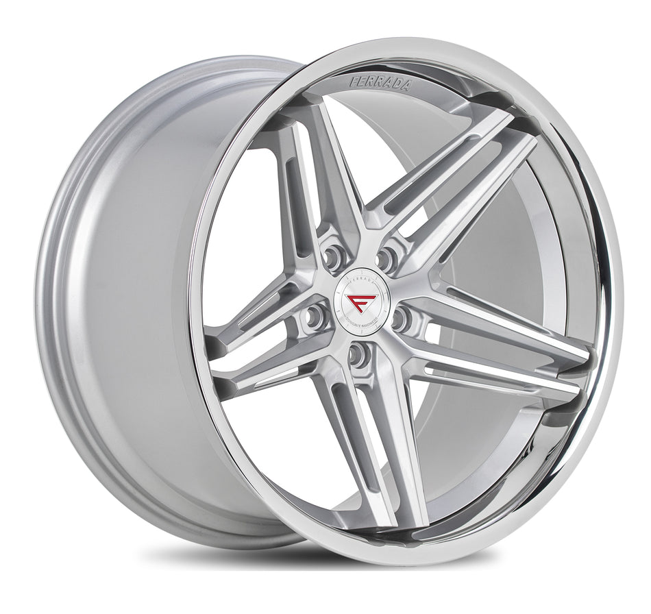 Ferrada CM1 Tesla Model 3 20" Front and Rear Wheel and Tire Package - Machine Silver