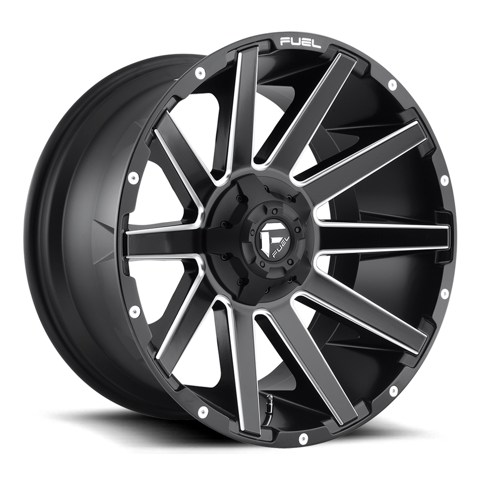 Fuel Contra Jeep Wrangler JL 20" Wheel and 35" Tire Package - Rev Dynamics