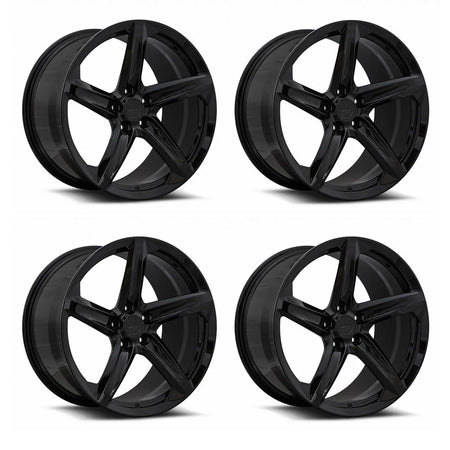 Chevy Corvette C8 Stingray MRR F23 Gloss Black 20in wheel package