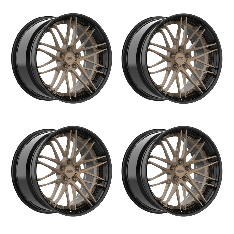 Forgedlite RS7 C8 Corvette Z06 20x10" Front 21x13" Rear Wheel and Tire Package