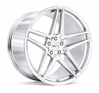Cray Panthera C8 Corvette 19x9" Front 20x11.5" Rear Wheel and Tire Package - Chrome