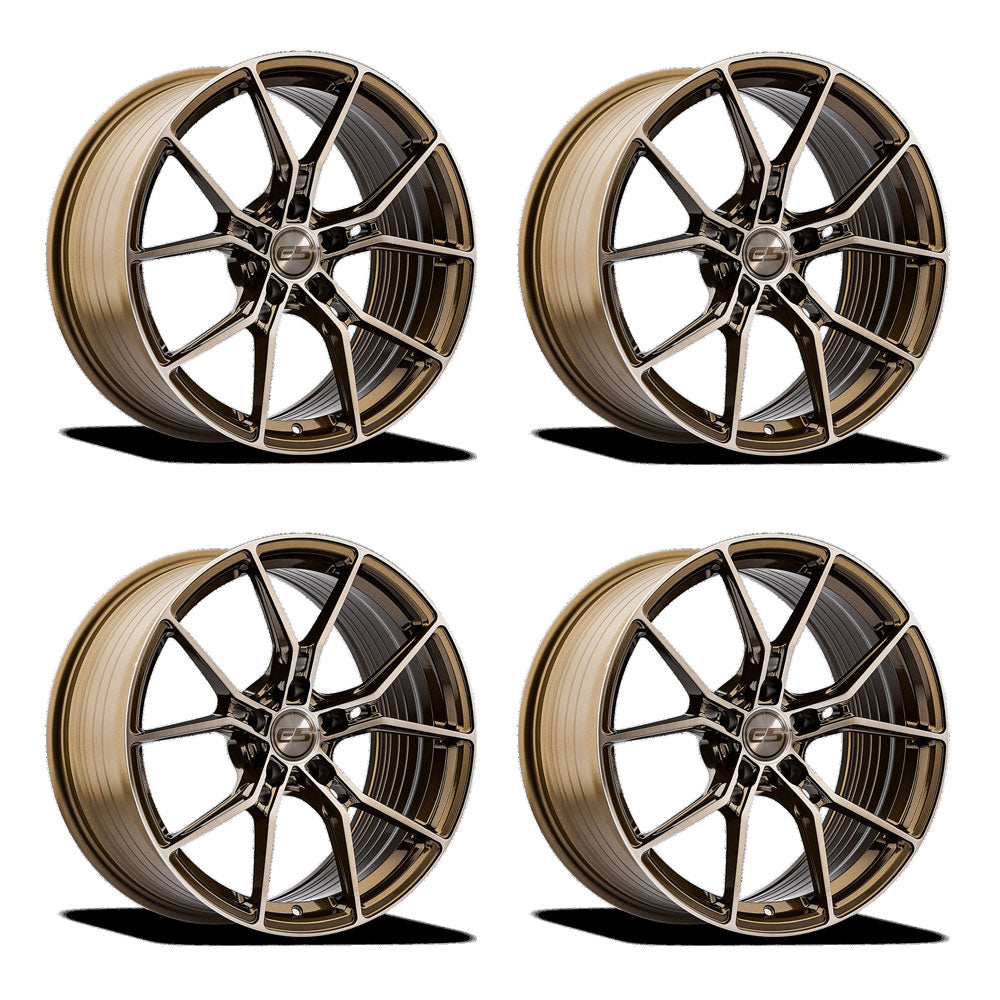 E5 Daytona Bronze Brushed Tint Corvette C8 Wheel Package