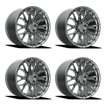 E5 Sebring Titanium Brushed Corvette C8 Wheel Package