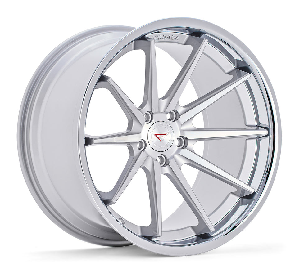 Ferrada FR4 Tesla Model 3 20" Front and Rear Wheel and Tire Package - Machine Silver