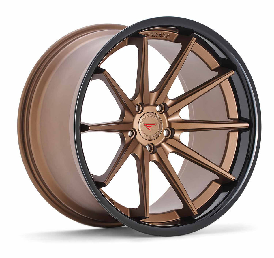 Ferrada FR4 Tesla Model 3 20" Front and Rear Wheel and Tire Package - Matte Bronze