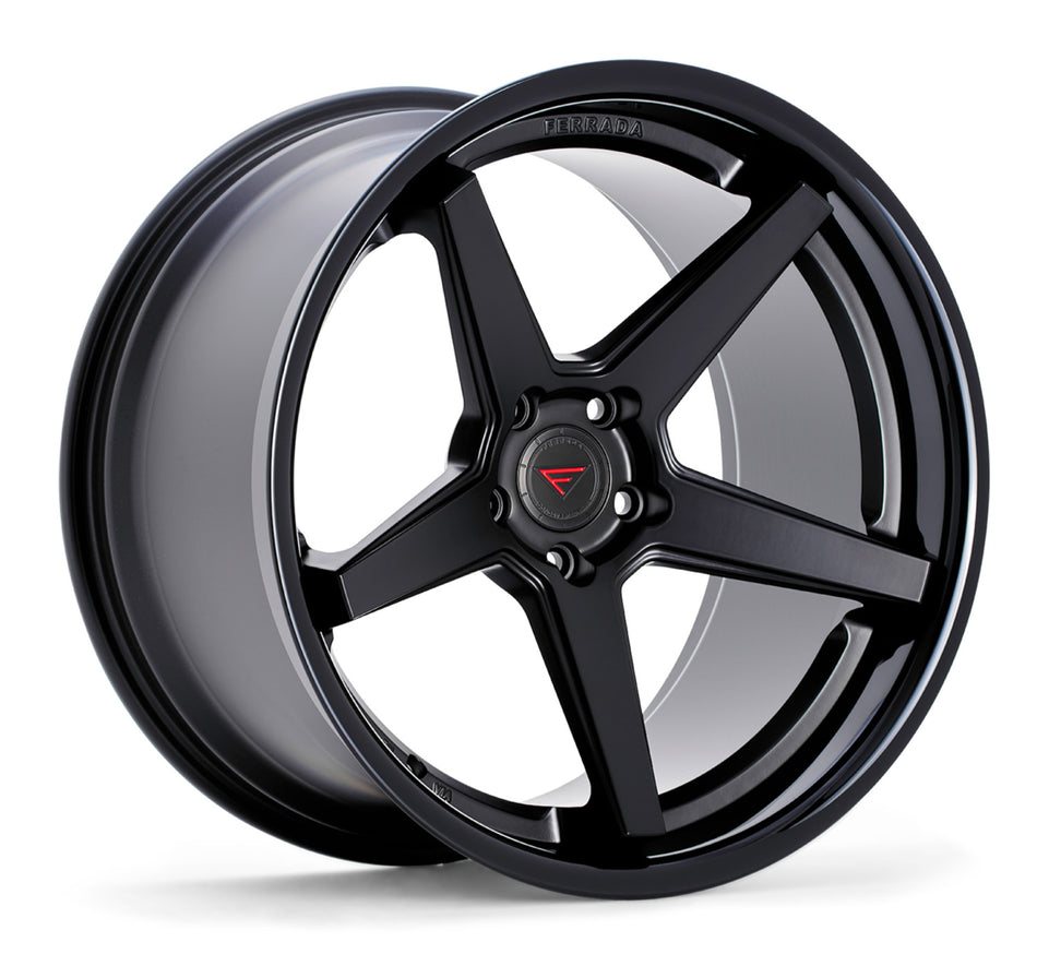 Ferrada FR3 Tesla Model 3 20" Front and Rear Wheel and Tire Package - Matte Black