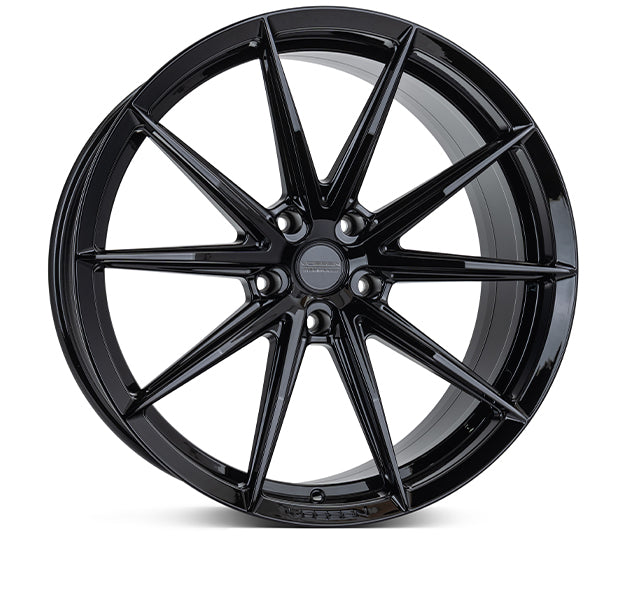 Vossen HFX-2 Tesla Model 3 20" Front and Rear Wheel and Tire Package - Gloss Black