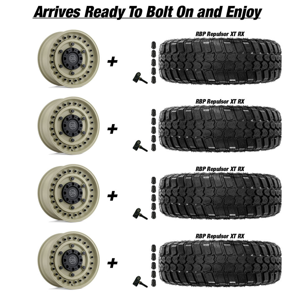 Jeep_Gladiator_Black_Rhino_Armory_Desert_Sand_20in_wheel_and_RBP_Repulsor_X_T_RX_tire_package