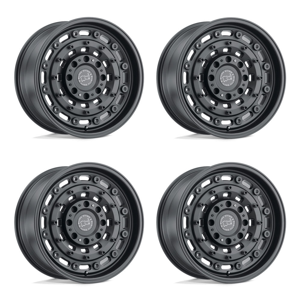 Jeep Gladiator Black Rhino Arsenal Textured Matte Black 20in wheel package