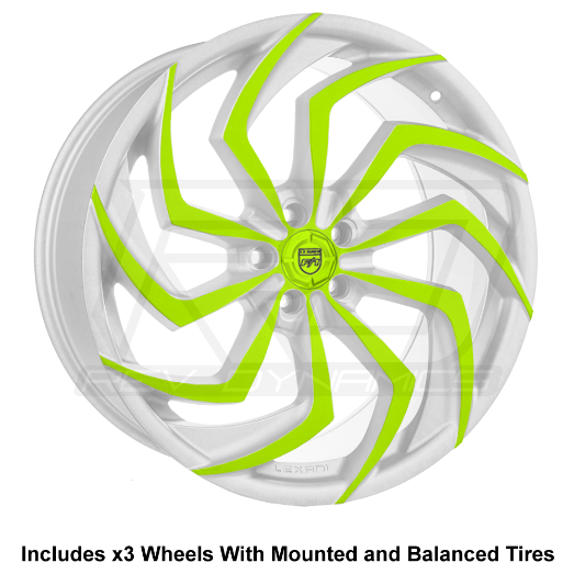 Lexani Shadow Slingshot 22" Wheel and Tire Package - Rev Dynamics