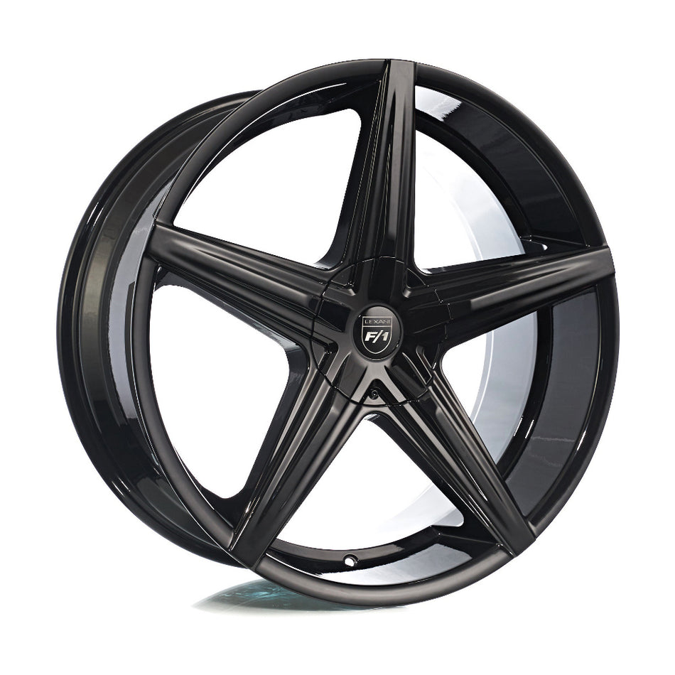 Lexani Spectra C8 Corvette 20" Front 22" Rear Wheel and Tire Package - Gloss Black