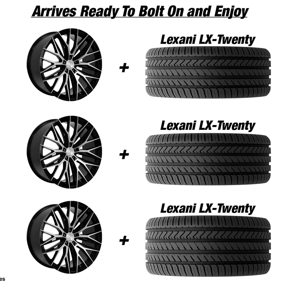 Lexani Aries Slingshot 22" Wheel and Tire Package