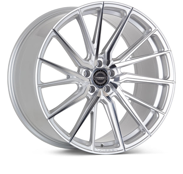 Vossen HF-4T 20-inch silver polished wheel for Tesla Model 3